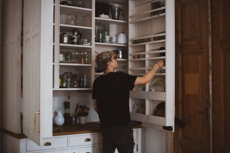 Cocina de diseño en Barcelona en tonos madera